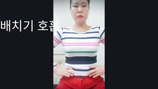 뇌호흡/정뇌호홉/명상 상기증 탁기 빼기/복부 치기 호흡/변비/숙변/효능/복근운동