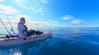 Kayak fishing for GIANT Fish in a Remote Location - Western Australia