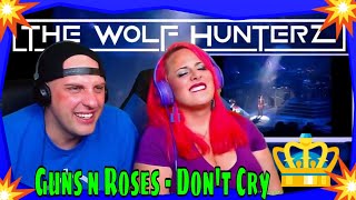 REACTION TO Guns n Roses - Don't Cry Tokyo 1992 | THE WOLF HUNTERZ REACTIONS