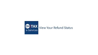 View Your Refund Status - OH|Tax eServices