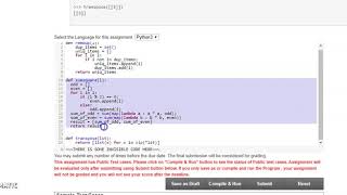 Week 3 Programming Assignment | Programming, Data Structures and Algorithms using Python (2020)