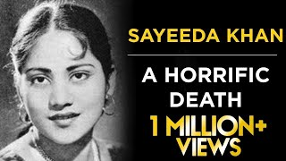 Double Murder In Bollywood | The Tragic End of Sayeeda Khan | Tabassum Talkies