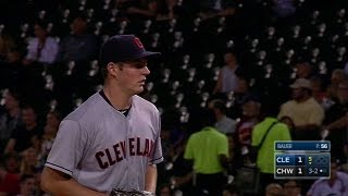 CLE@CWS: Bauer freezes Garcia, retires 12 in a row