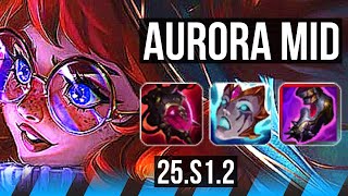 AURORA vs CASSIOPEIA (MID) | Dominating | KR Diamond | 25.S1.2