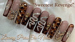 Watch Me Work | How To : Tortoise Shell Nails | Builder Gel Nails | SHEEZEXQUISITE