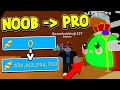 Noob With HALLOWEEN SECRET To PRO In Bubble Gum Simulator! *SUPER BROKEN* Roblox