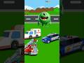 Monster hijau pemakan mobil datang #kartun #shorts #trending #animasi