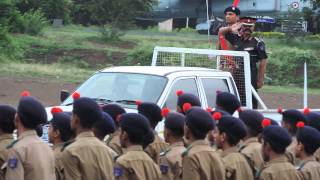 Sainik School Bijapur, Parade,Col R Balaji Reviewing the Parade,01 Aug 2014