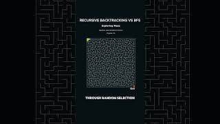 Recursive Backtracking vs BFS - Maze Edition #python #coding #programming #maze #algorithm #donevdev