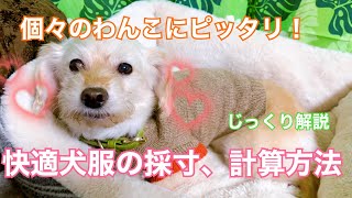 【棒針】個々のわんこにピッタリ！サイズ調整のやり方