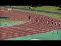 近江高校男子陸上競技部　県体　今荘１００ｍ（決勝）2018.7.21