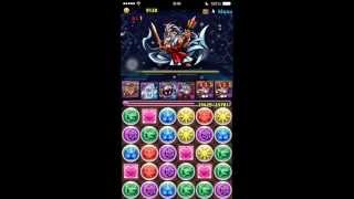 【パズドラ】ゼウスチャレンジ「ノーコン」全能神　超地獄級に呂布ソニPTで挑む！