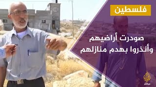 لقاء مع أهالي بلدة الشيوخ بمحافظة الخليل والتي صادرت سلطات الاحتلال أراضيهم