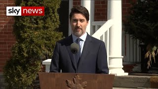 Canadian PM Justin Trudeau self-isolating over COVID-19