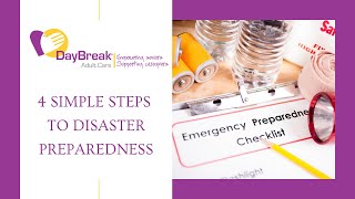 Webinar: Steps to Disaster Preparedness