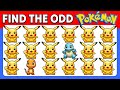Find the Odd One Out: POKEMON Edition ⚡🧩 | Easy, Medium, Hard, Impossible