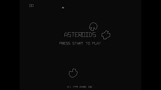 Atari Asteroid Clone Game Using Pygame