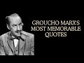 Timeless Wisdom: Best Quotes by Groucho Marx