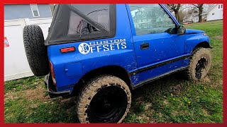 Geo Tracker Lift Kit Install Part 2