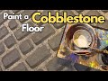 Paint a Cobblestone Floor. How to Paint a Cobblestone Looking Floor for the Stage