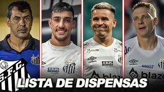 VEJA A LISTA DE DISPENSAS DO SANTOS PARA A TEMPORADA 2025