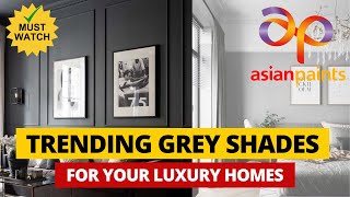 ASIAN PAINT GREY SHADES TO TRANSFORM YOUR HOME #moderninterior  #luxeinteriors #asianpaints #yt