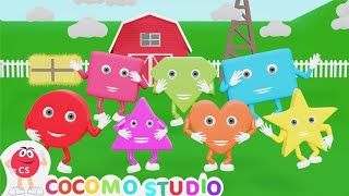 Sing along Shapes Song - with lyrics (featuring Debbie Doo) - CoComo