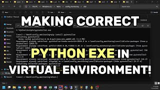 Python EXE Too Large? Simple PyInstaller Fix Using Virtual Environment