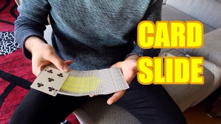 CARD SLIDE - FANCY MOVE - card slides on spread - EXPLAINED / TUTORIAL