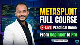 Metasploit Full Course LIVE | Complete Ethical Hacking Practical Demo | From Setup to Reporting