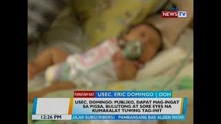 BT: Panayam kay DOH Usec. Eric Domingo