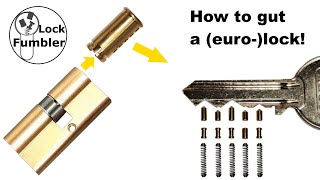 [156] How to gut any (euro-)lock 🔒🛠