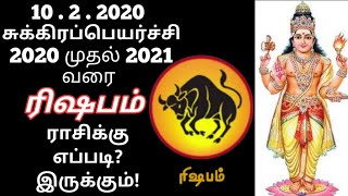 ரிஷபராசி | சுக்கிர பெயர்ச்சி பலன்கள் 2020 | Rishaba rasi | Sukra Peyarchi Palangal 2020 | Taurus