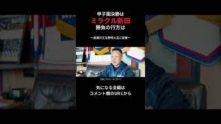 あのミラクル新田と甲子園決勝#shorts