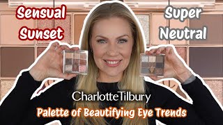 *NEW* Charlotte Tilbury 9-Pan Palettes \\ In-Depth Review of Sensual Sunset \u0026 Super Neutral