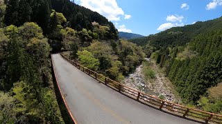 奈良県十津川村の「空中の村」と「白谷橋」