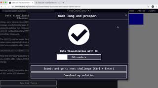 7 - Add Classes - Data Visualization with D3 - freeCodeCamp Tutorial