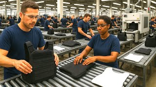 HOW a BULLETPROOF VEST is MADE | THIS is HOW it STOPS BULLETS