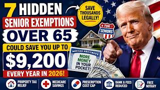 7 Hidden Senior Exemptions Over 65 Could Save You Up to $9,200 Every Year in 2026