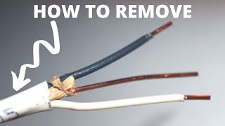 Electrical 101: How To Remove Sheathing From Romex Wire! (Residential)
