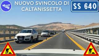 🔴 CANTIERE SS640 DEGLI SCRITTORI | NUOVO SVINCOLO DI CALTANISSETTA E VIADOTTO SALSO | 25 LUG 2022