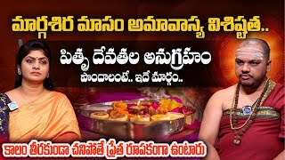 30 పితృ దేవతల అనుగ్రహం పొందాలంటే..ఇదే మార్గం..! | Significance Of Dhanurmasa Amavasya Subhash Sharma