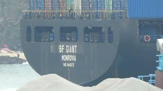 Container Ship《BF GIANT》駛經馬灣海峽 20241125