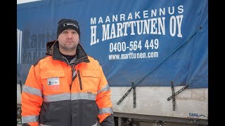 Maanrakennus Hannu Marttunen Oy:n kokemuksia Juncarista