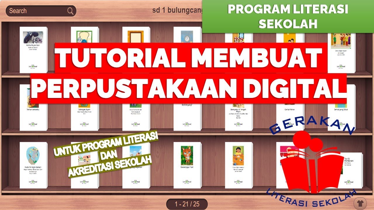 PERPUSTAKAAN DIGITAL SEKOLAH UNTUK PROGRAM LITERASI - YouTube