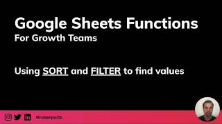 Using SORT and FILTER to find missing values in Google Sheets
