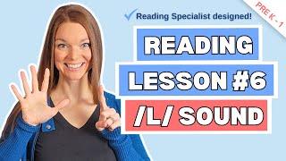 Reading Lesson 6 (K-1): Letter L Sound | Free Learn to Read Series