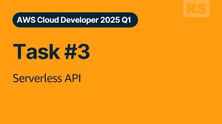 AWS Cloud Developer Task 3 Serverless API