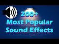 200+ Most Popular Sound Effects of 2024 (No Copyright)