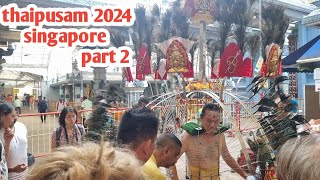 thaipusam 2024 singapore part 2